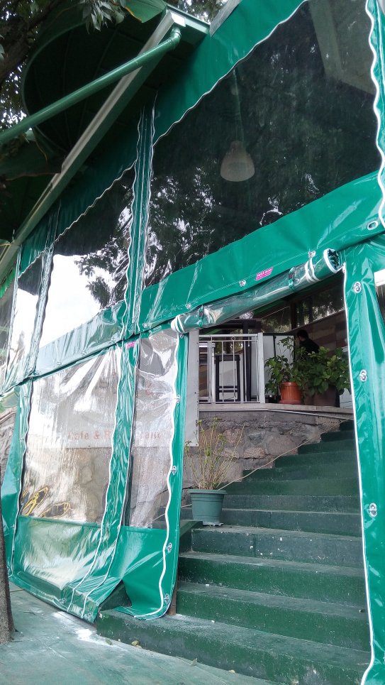 Erçelik Branda Yıldırım Branda Çadır Mafsallı Tente Körüklü Tente Bahçe Kapama