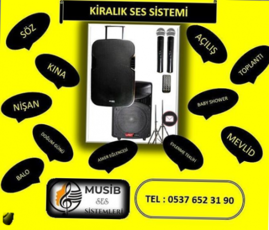 Bursa Kiralık Ses Sistemleri | Dj Ses Müzik Sistemi Hoparlör Kiralama Bursa