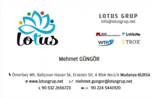 Lotus Grup Su Arıtma Sistemleri Yüzme Havuzu Kimyasalları Mudanya Bursada