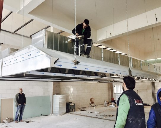 Sanayi Havalandırma Kanalları Davlumbaz İmalat Montaj Sistemi Bursa Bihat Metal