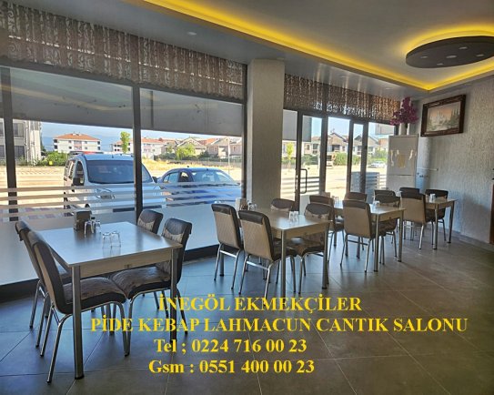 Ekmekçiler Pide Kebap Salonu İnegöl Lahmacun Pide Kebap Cemiyete Cantık Paket