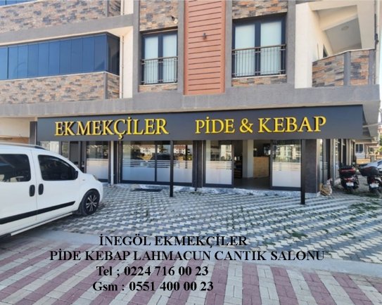 Ekmekçiler Pide Kebap Salonu İnegöl Lahmacun Pide Kebap Cemiyete Cantık Paket