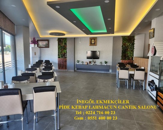 Ekmekçiler Pide Kebap Salonu İnegöl Lahmacun Pide Kebap Cemiyete Cantık Paket